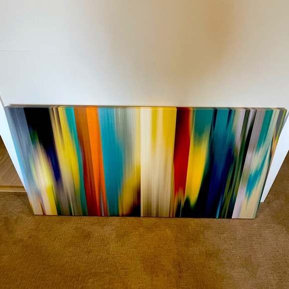 Z Gallerie Art 6x30 Multicolored Canvas By Z Gallerie Poshmark